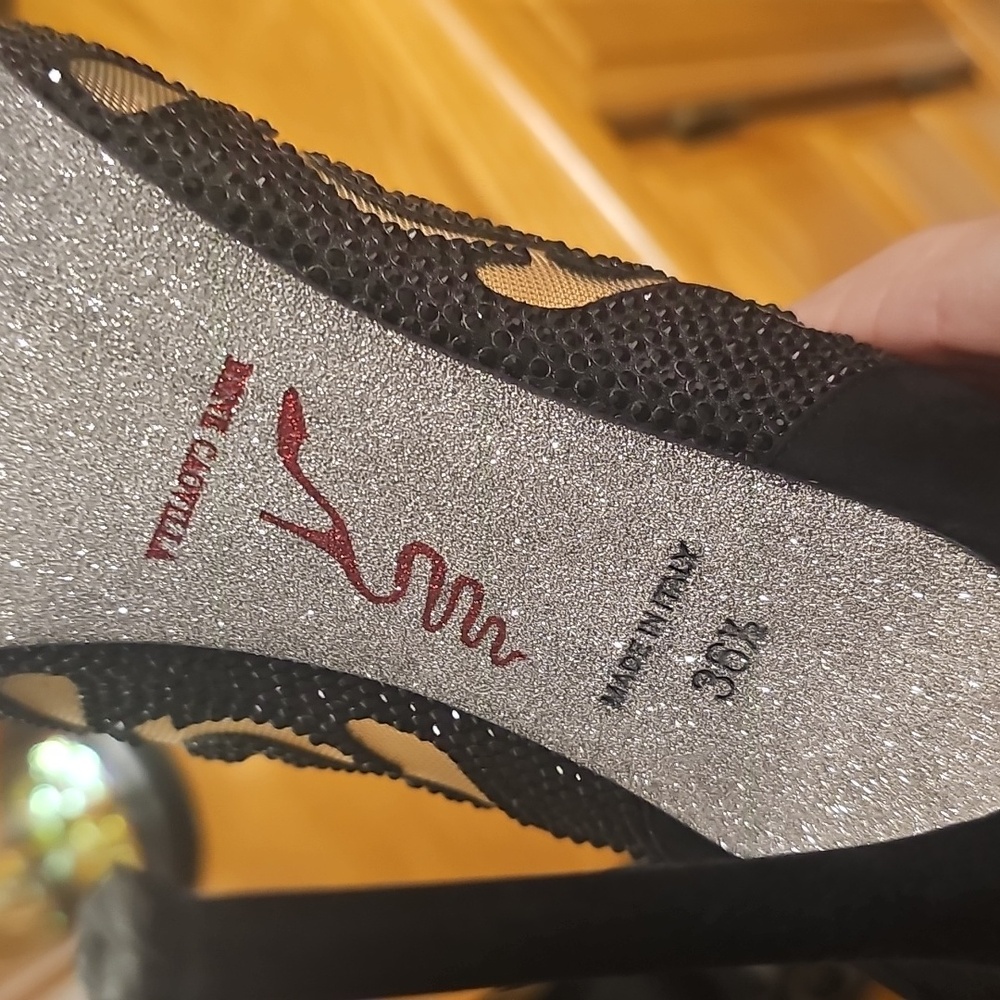 Rene Caovilla Swarovski Crystal Mesh Pumps - Picture 11 of 17
